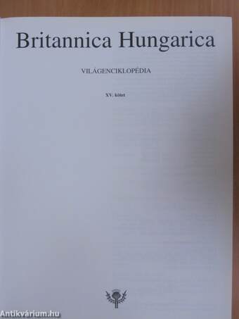 Britannica Hungarica Világenciklopédia 15.