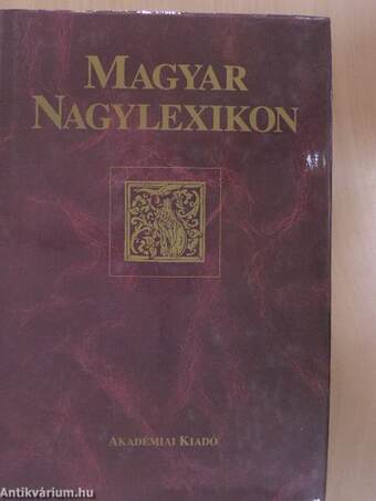 Magyar Nagylexikon 4. (töredék)