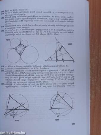 Geometriai feladatok gyűjteménye I.