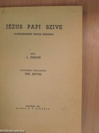 Jézus papi szive