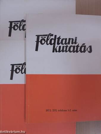 Földtani Kutatás 1973/1-4.