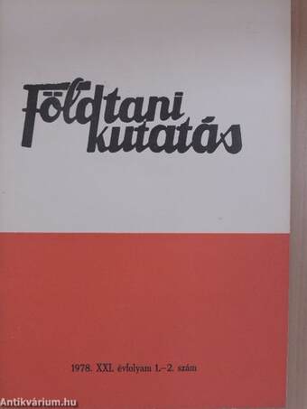 Földtani Kutatás 1978/1-4.