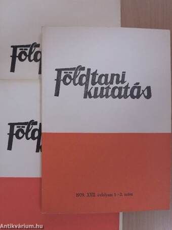 Földtani Kutatás 1979/1-4.