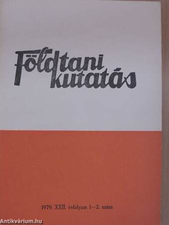 Földtani Kutatás 1979/1-4.