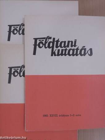 Földtani Kutatás 1985/1-4.