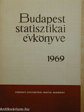 Budapest statisztikai évkönyve 1969