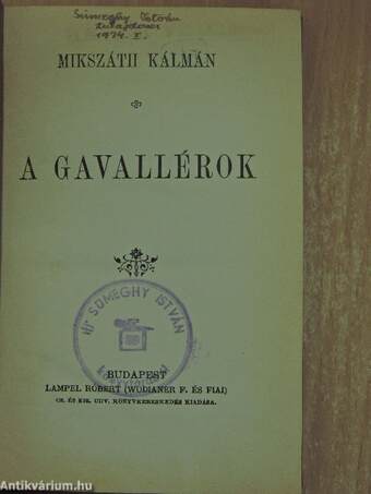 A gavallérok/Kisértet Lublón