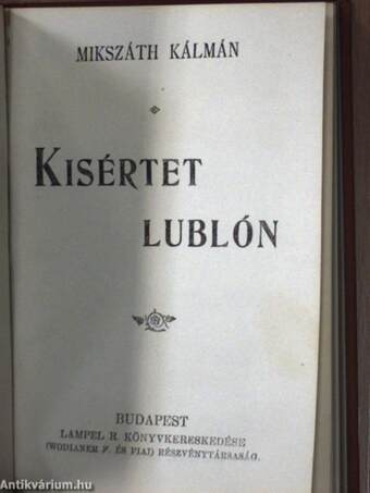 A gavallérok/Kisértet Lublón