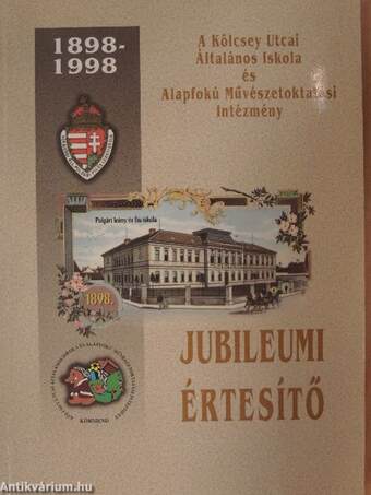 Jubileumi értesítő 1898-1998