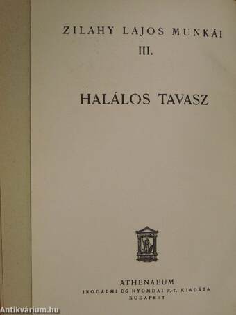 Halálos tavasz