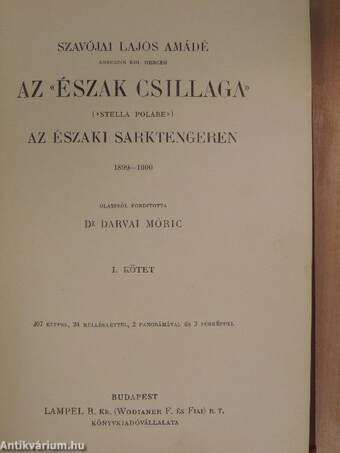 Az «Észak Csillaga» («Stella Polare») az Északi Sarktengeren 1899-1900 I-II.