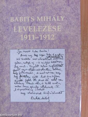 Babits Mihály levelezése 1911-1912