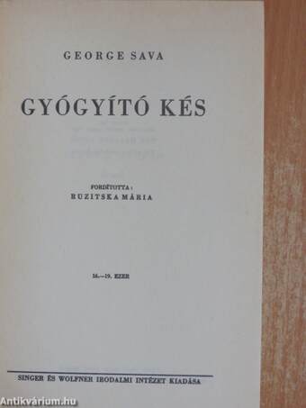 Gyógyító kés