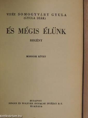 És mégis élünk I-II.