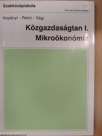 Közgazdaságtan I.