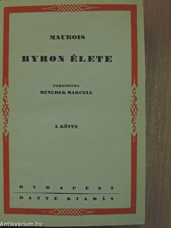 Byron élete I-II.
