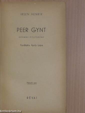 Peer Gynt