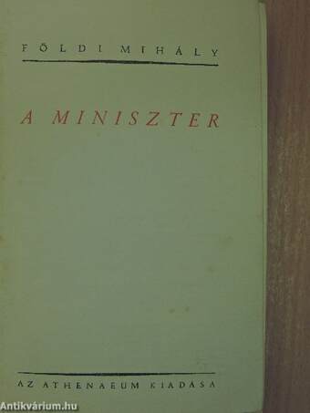 A miniszter