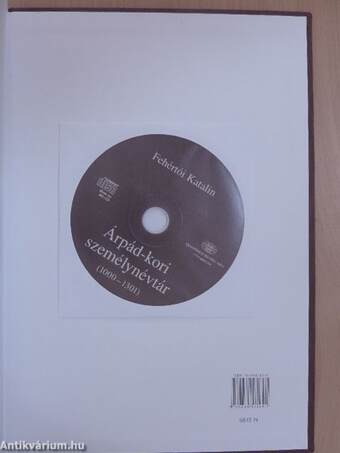 Árpád-kori személynévtár - CD-vel