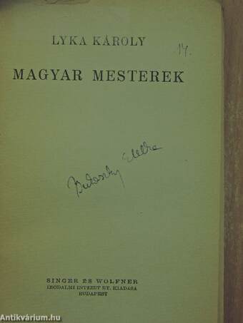 Magyar mesterek