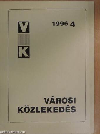 Városi Közlekedés 1996. augusztus