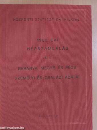 1960. évi népszámlálás 3. f.