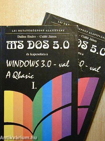 MS DOS 5.0 és kapcsolata a Windows 3.0-val/A Qbasic I-II.