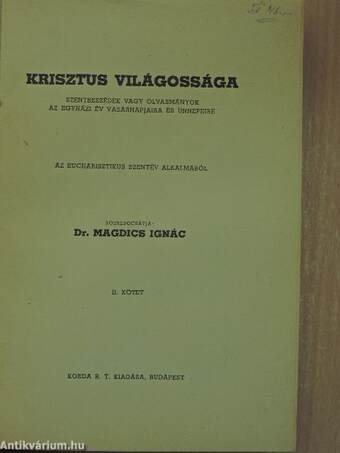 Krisztus világossága II.