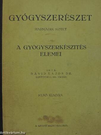 Gyógyszerészet III. (töredék)