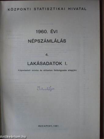 1960. évi népszámlálás 4.