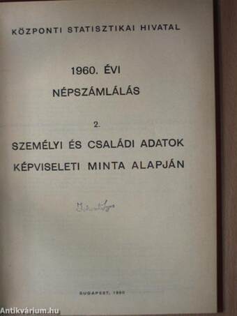 1960. évi népszámlálás 2.