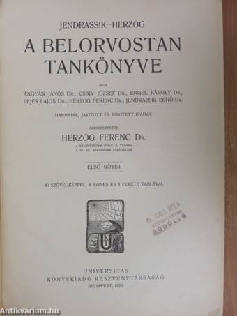 A belorvostan tankönyve I. (töredék)