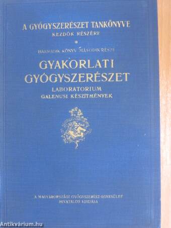 Gyakorlati gyógyszerészet II/1.