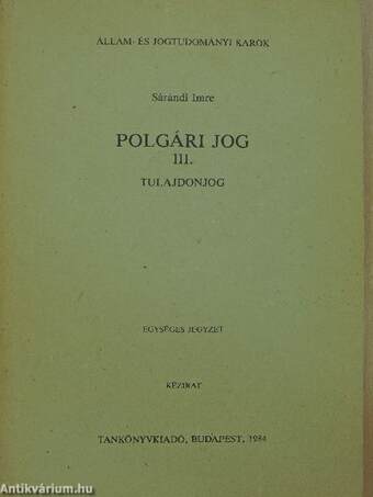 Polgári jog III.