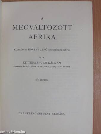 A megváltozott Afrika