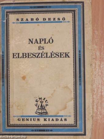 Napló és elbeszélések 