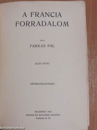 Forradalom és császárság - A Francia Forradalom és Napoleon I-II.