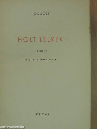 Holt lelkek