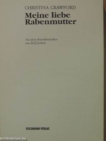 Meine liebe Rabenmutter