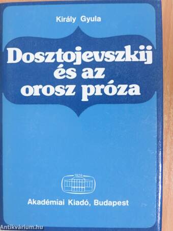 Dosztojevszkij és az orosz próza