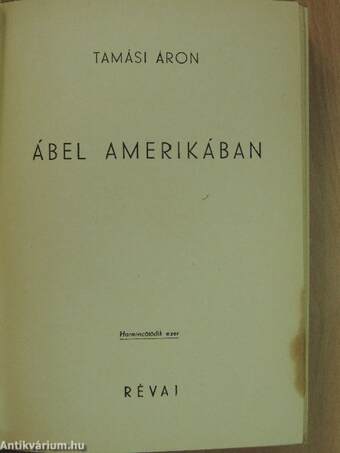 Ábel Amerikában