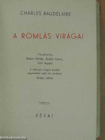 A romlás virágai