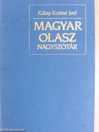 Magyar-olasz nagyszótár 1-2.