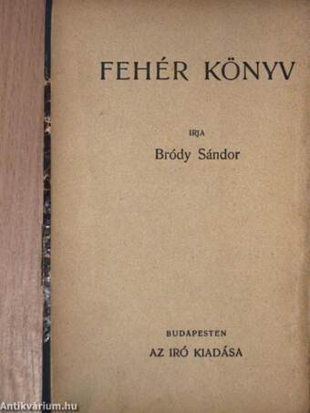 Fehér könyv 1916. november