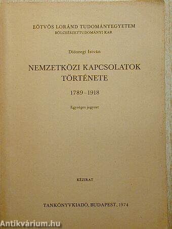 Nemzetközi kapcsolatok története 1789-1918