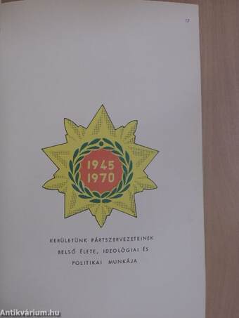 Adatok és tények Zugló politikai, gazdasági és társadalmi fejlődéséről 1966-1970