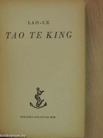 Tao Te King