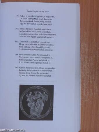 Csalárd Cupido/Proserpina elragadtatása/Cuma várasában építtetett Dédalus temploma/Heroida-fordítások