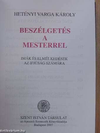 Beszélgetés a Mesterrel