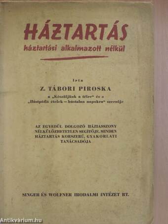 Háztartás - háztartási alkalmazott nélkül